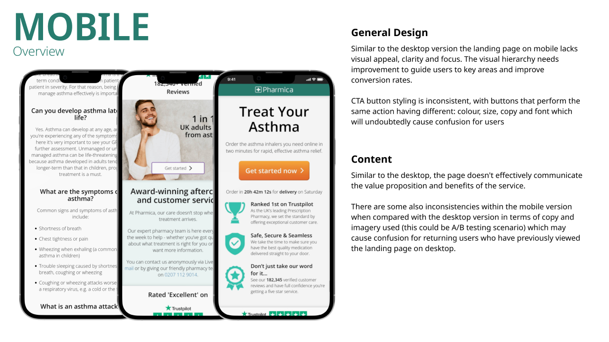 existing mobile view